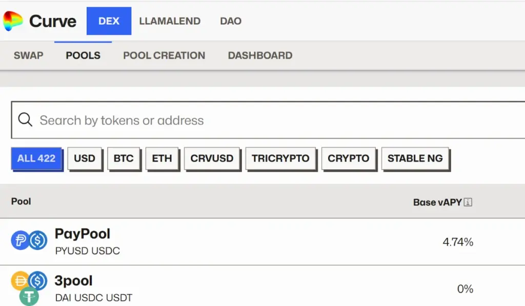 CurveはおすすめのDEX(分散型取引所)